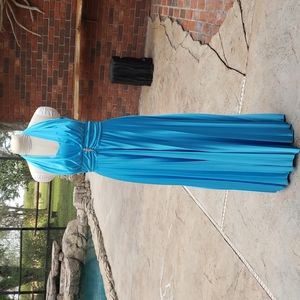 Taboo satin evening gown